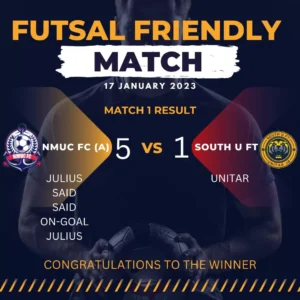 friendly futsal match