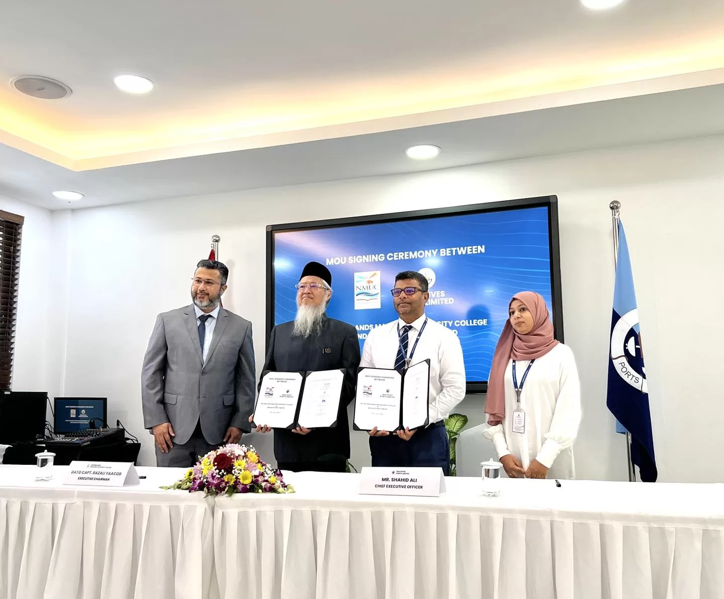 MoU signed Maldives Ports