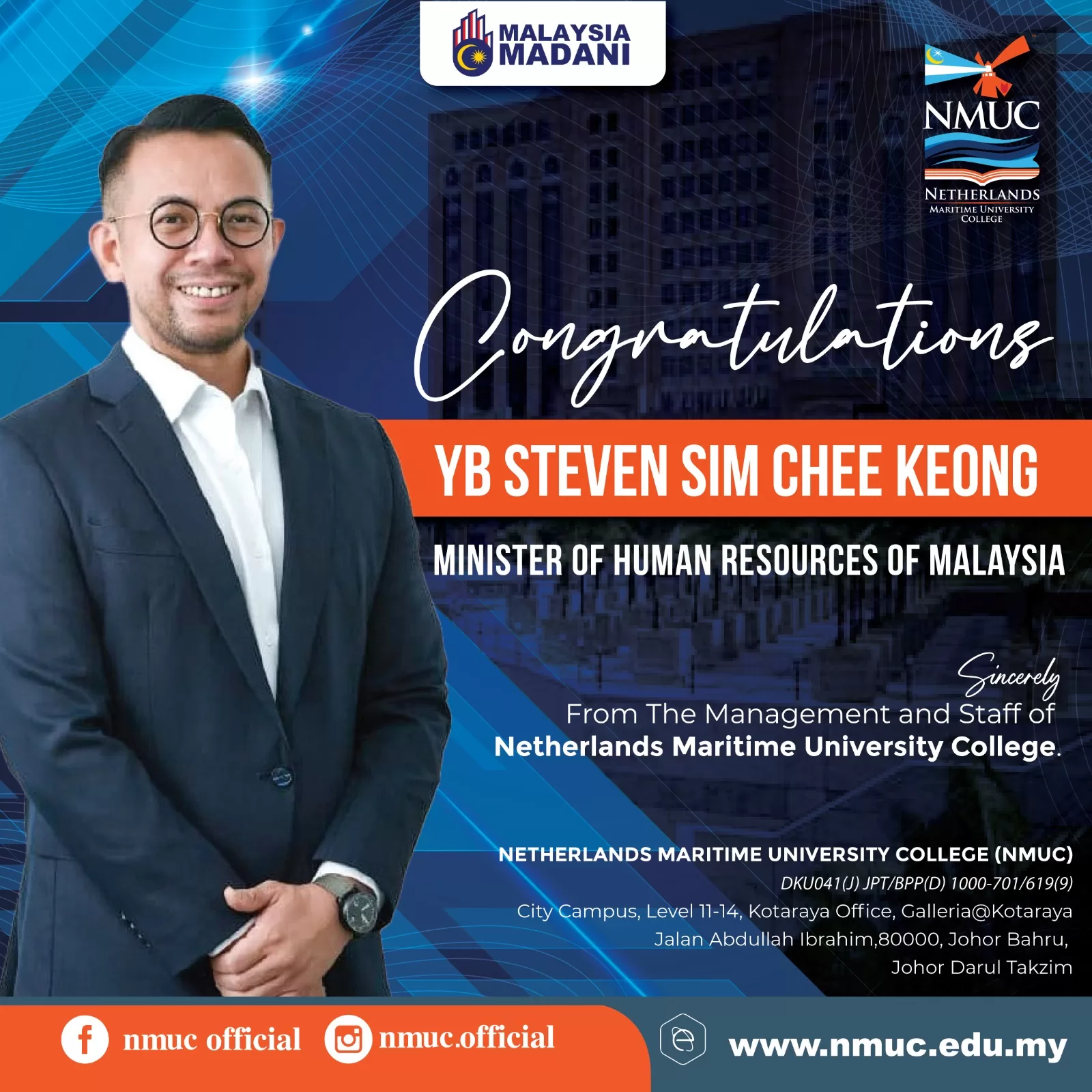 YB Steven Sim Chee Keong